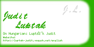 judit luptak business card